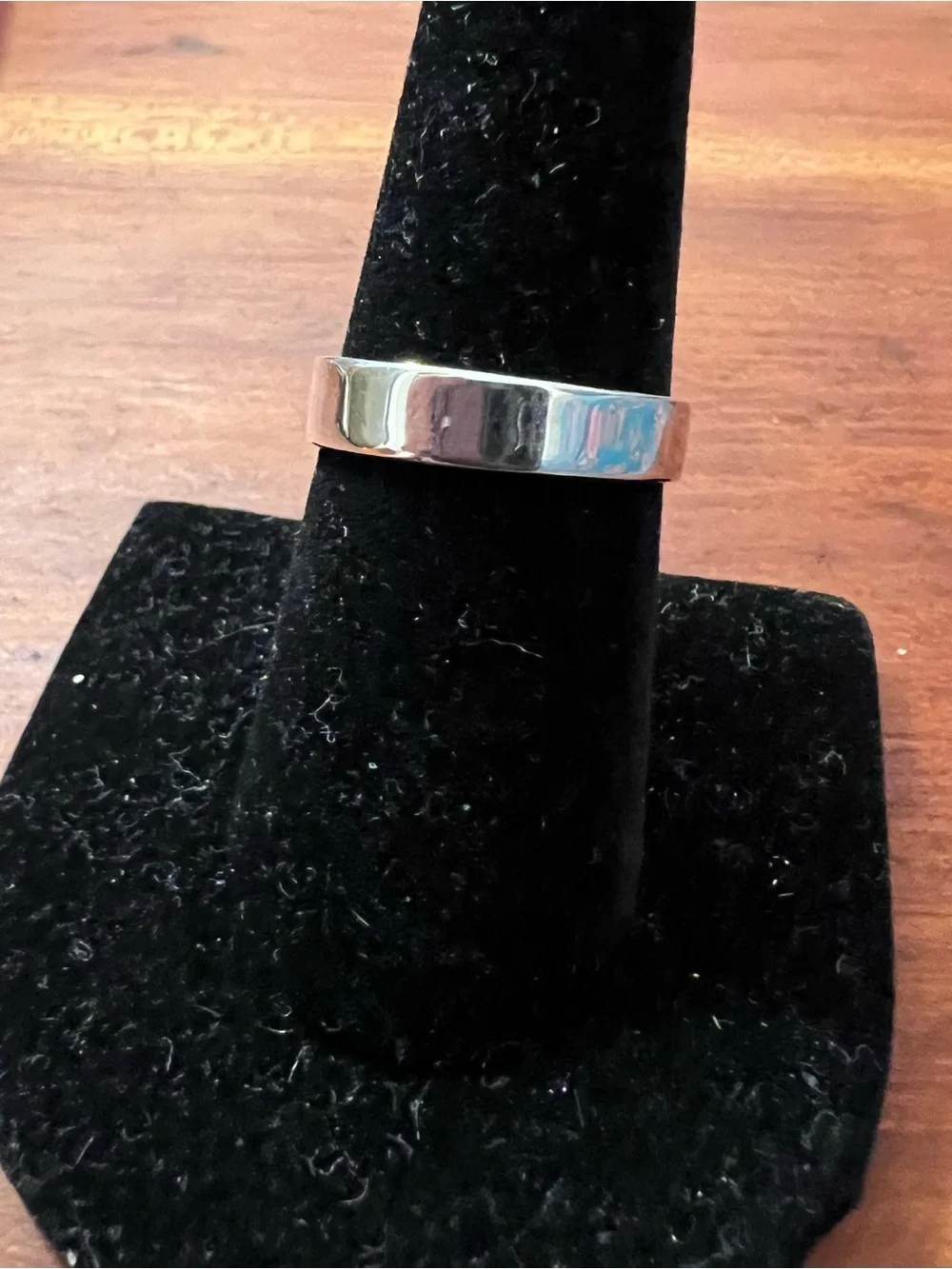 925 Sterling Silver Plain Band Ring Minimalist Stack Ring Polished Band 8 #612 - Picture 4 of 6